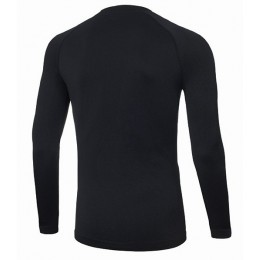 Mizuno Maglia Termica Intima Core Manica Lunga Nero/Bianco